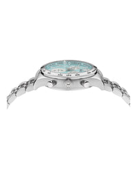 Versace Mens Stainless Steel 40mm Bracelet Fashion Watch