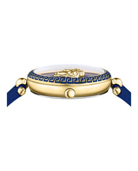 Versace Womens Gold 39mm Strap Fashion Watch