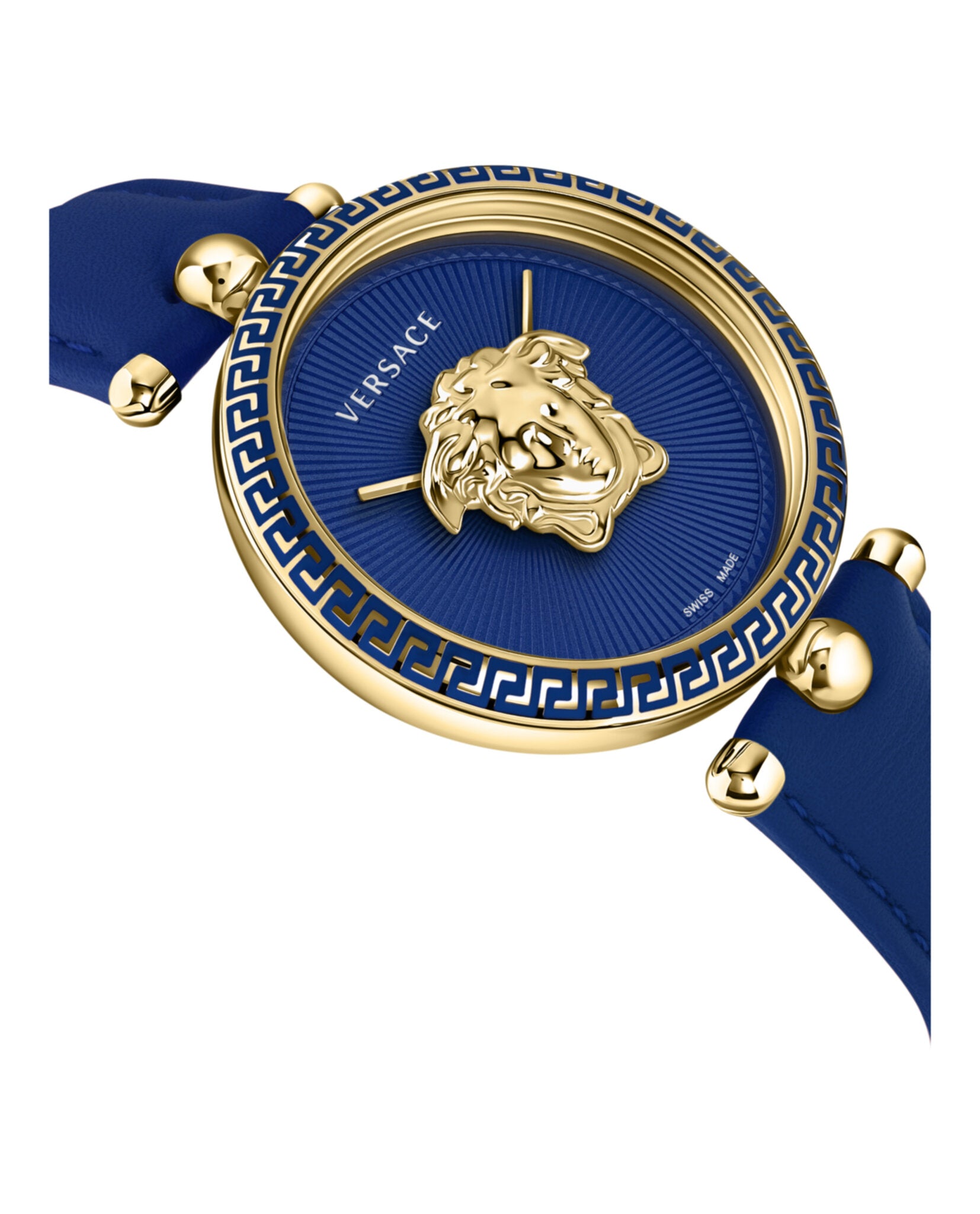 Versace Womens Gold 39mm Strap Fashion Watch