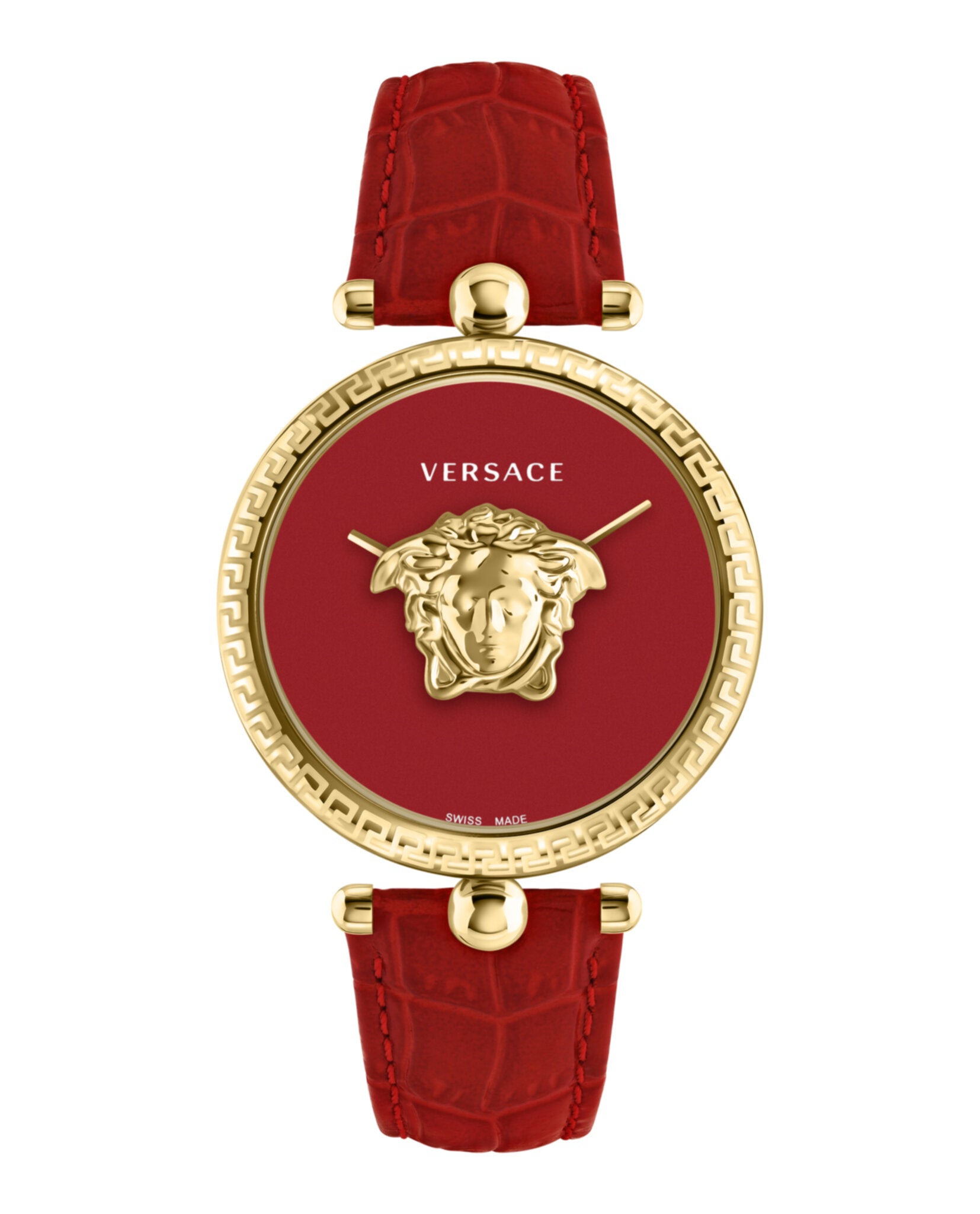 Versace Womens Gold 39mm Strap Fashion Watch
