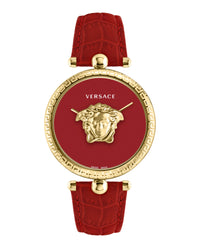 Versace Womens Gold 39mm Strap Fashion Watch