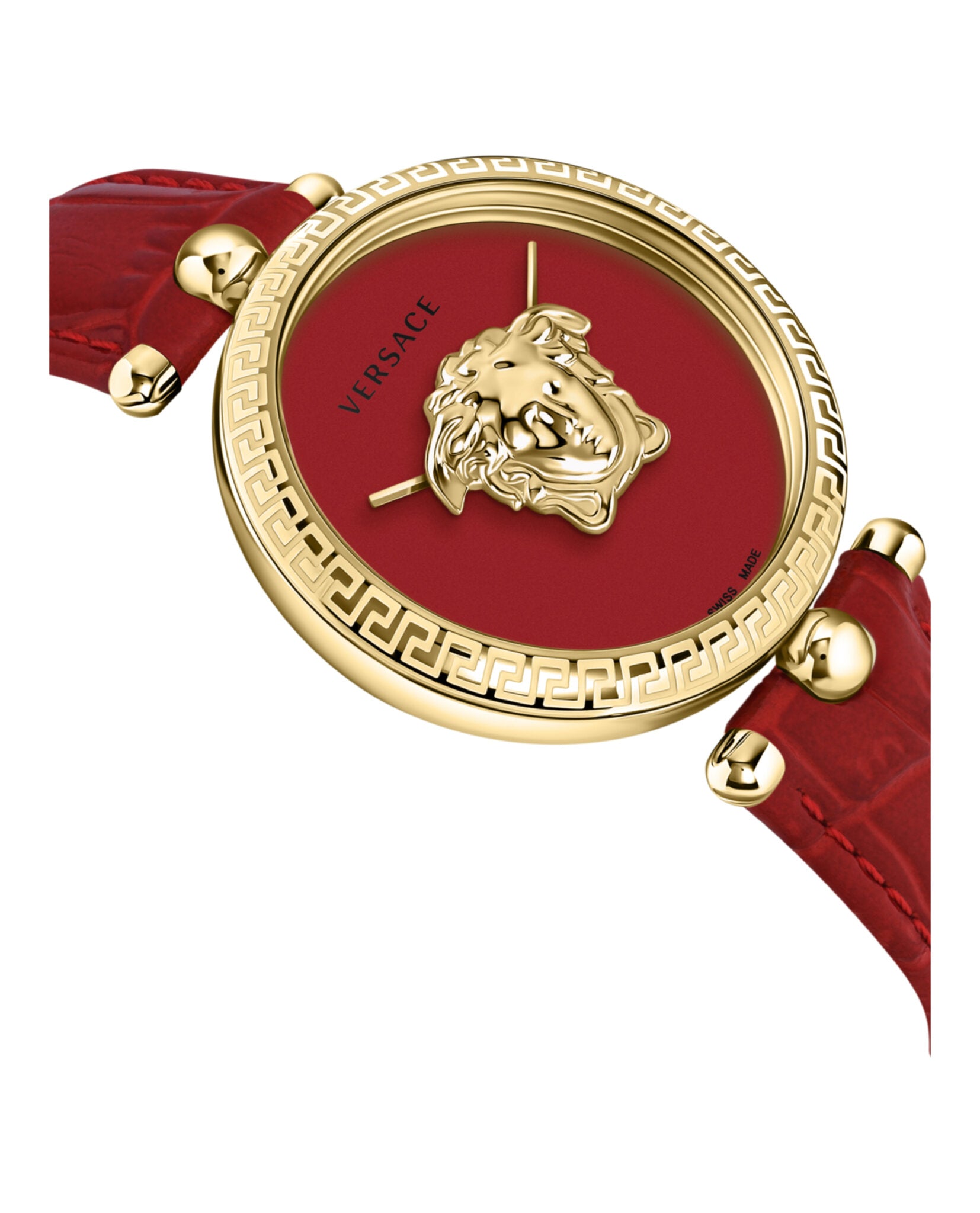 Versace Womens Gold 39mm Strap Fashion Watch