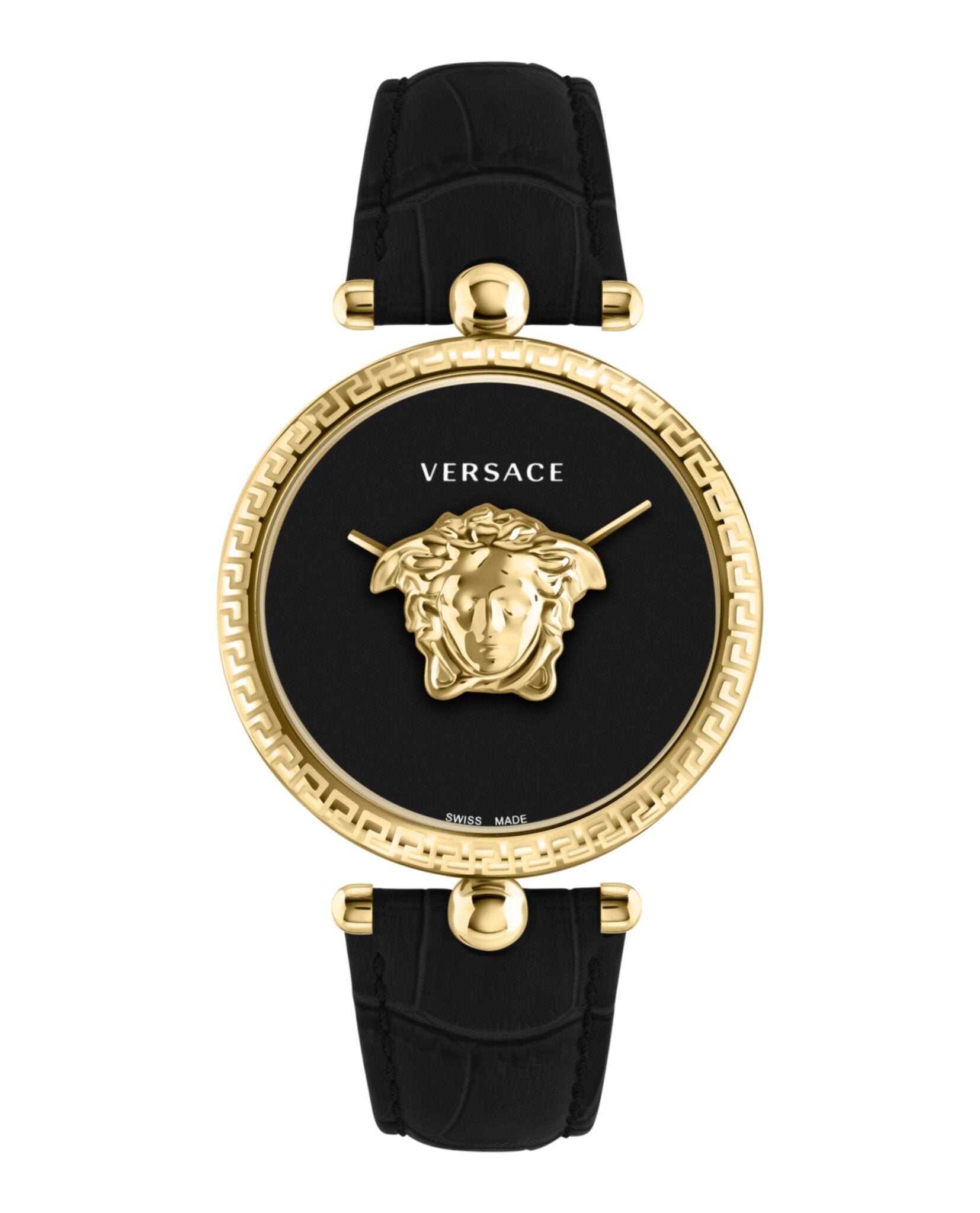 Versace Womens Gold 39mm Strap Fashion Watch