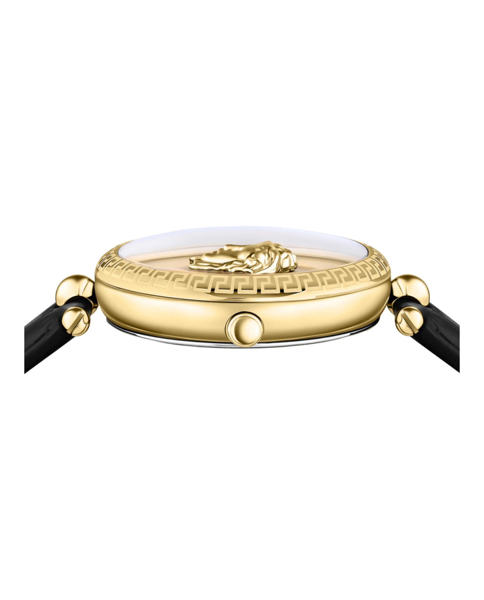 Versace Womens Gold 39mm Strap Fashion Watch