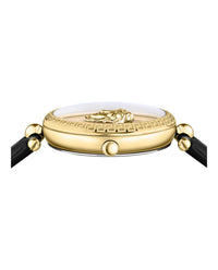 Versace Womens Gold 39mm Strap Fashion Watch