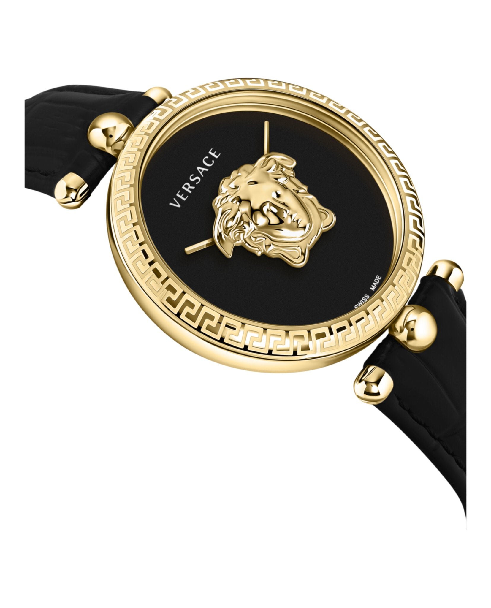 Versace Womens Gold 39mm Strap Fashion Watch