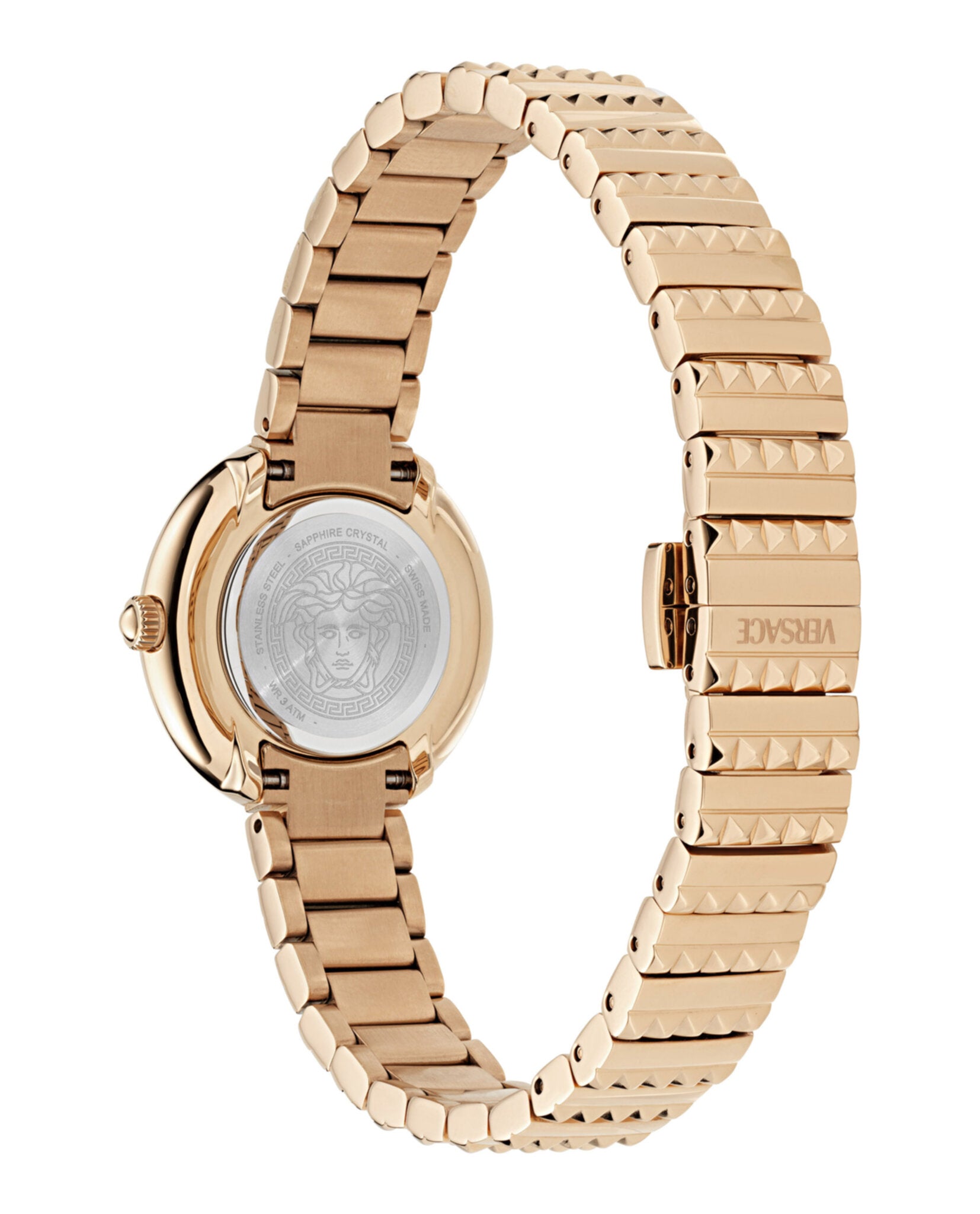 Versace Versace Womens  Rosegold 28mm Bracelet Fashion Watch