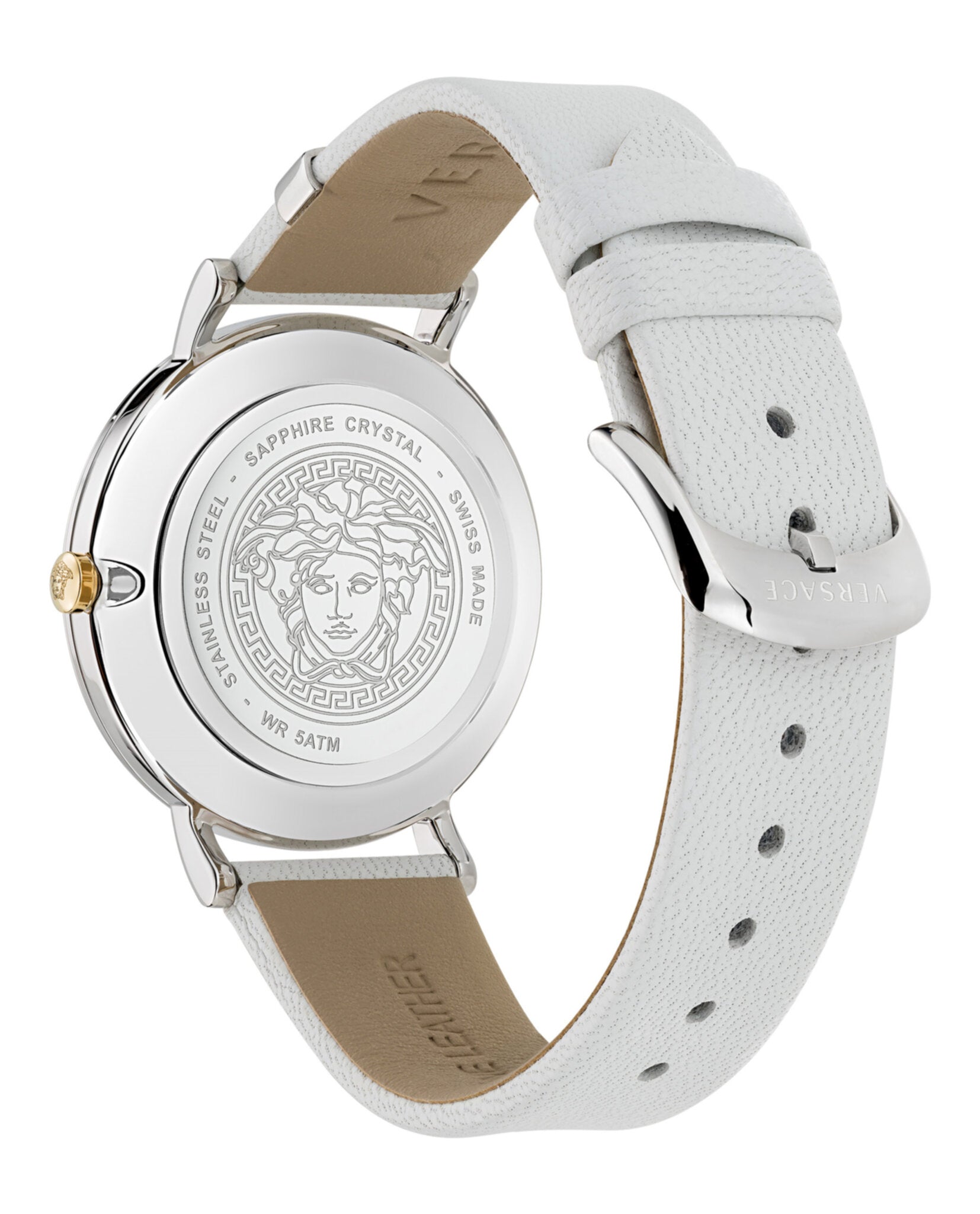 Versace Womens  Stainless Steel 38mm Strap Fashion Watch