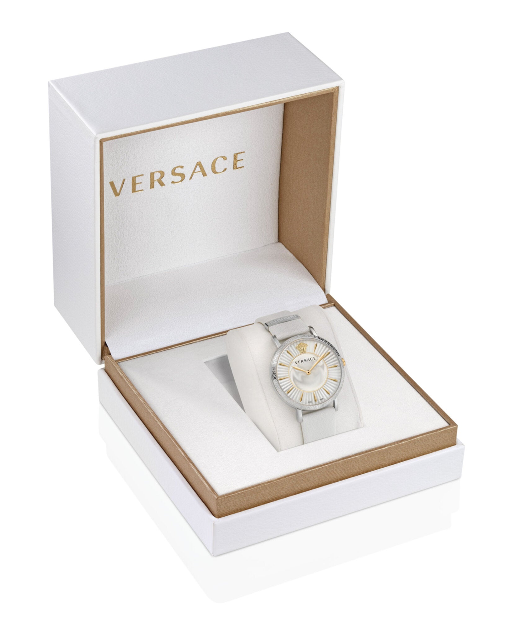Versace Womens  Stainless Steel 38mm Strap Fashion Watch