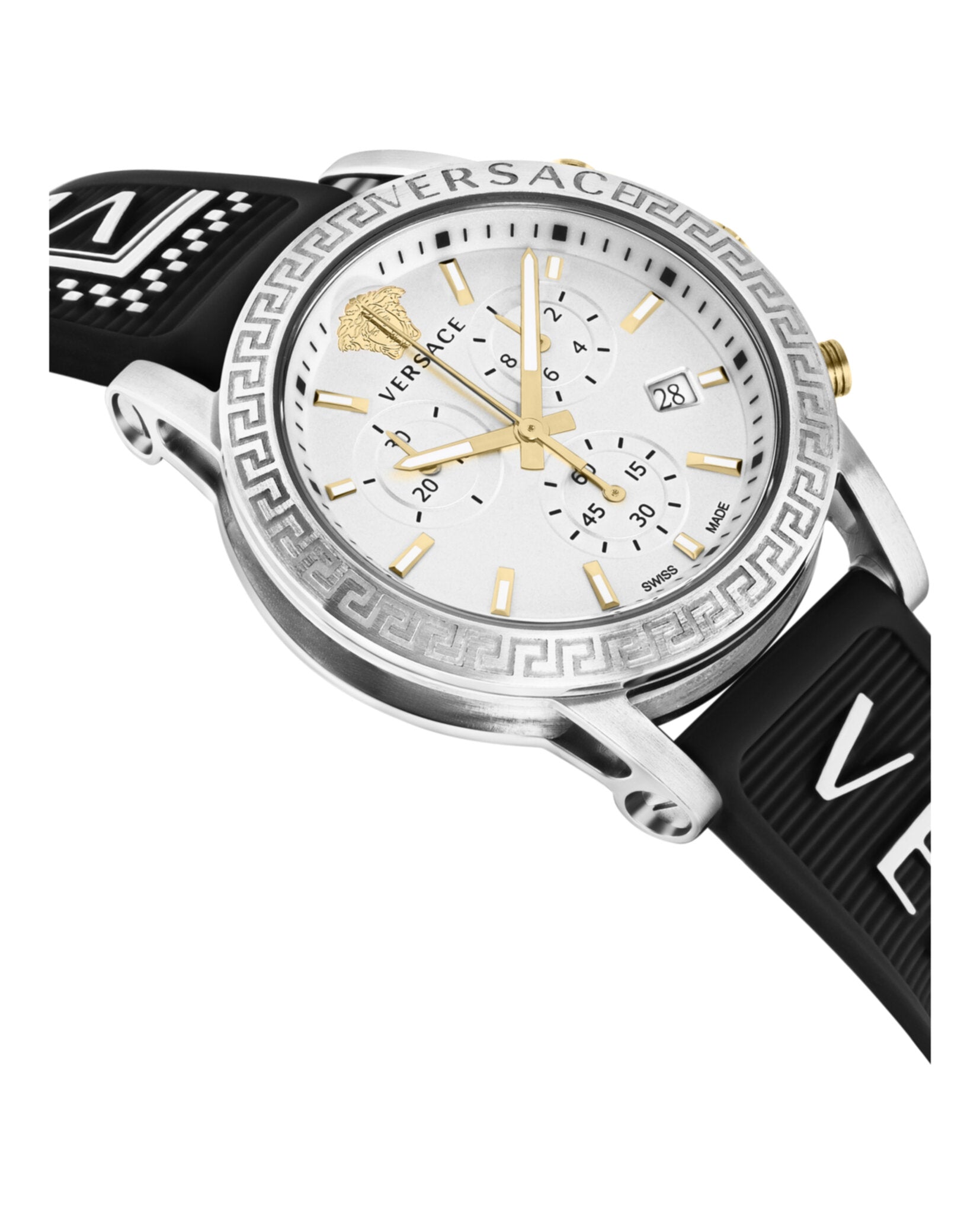 Versace Womens Stainless Steel 40mm Strap Fashion Watch