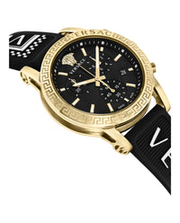 Versace Womens Gold 40mm Strap Fashion Watch