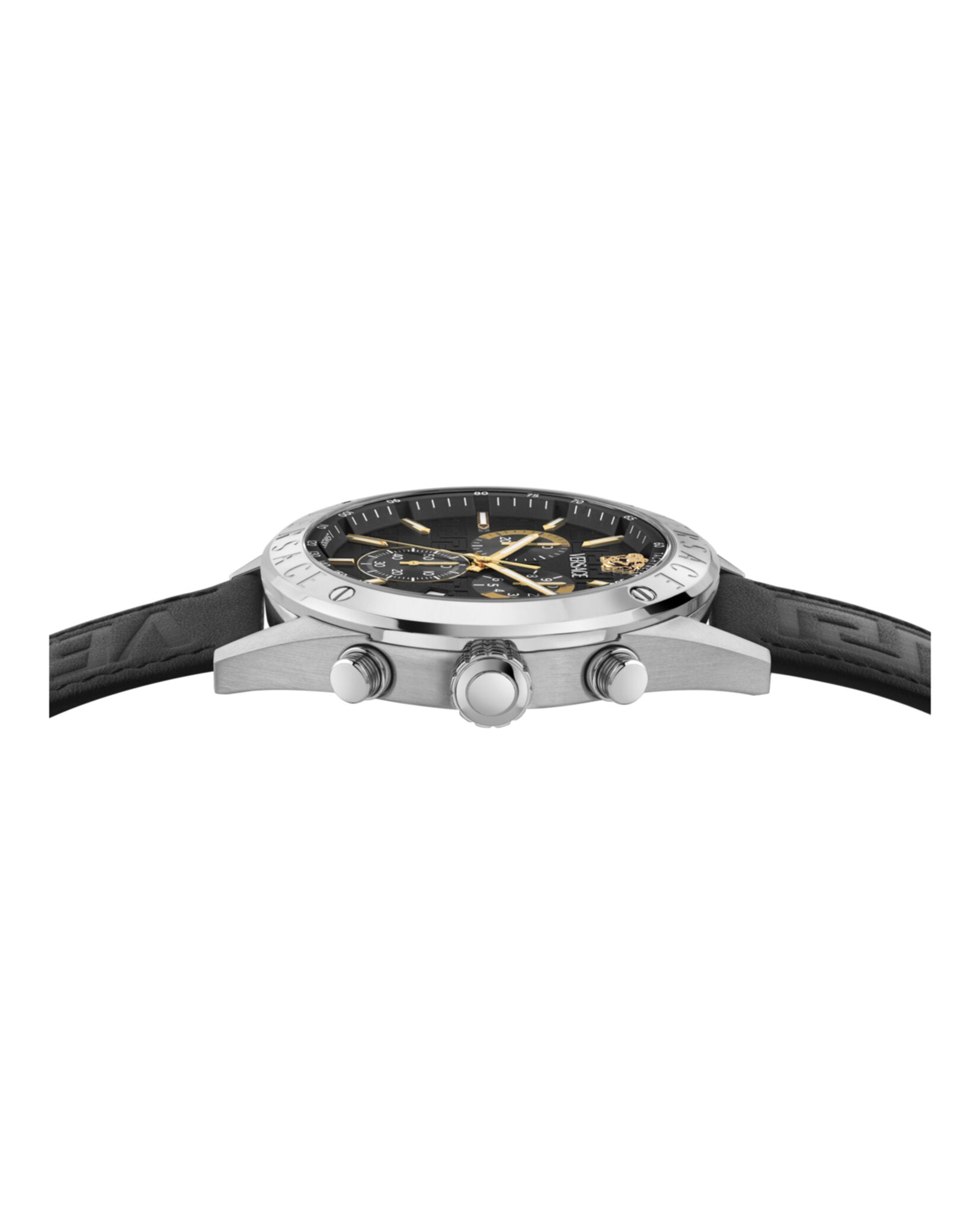 Versace Mens 44mm Strap Fashion Watch