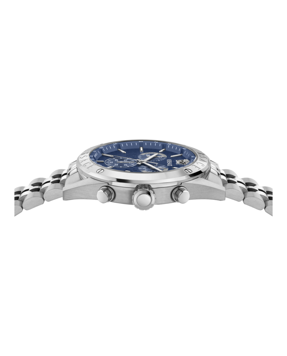 Versace Mens Stainless Steel 44mm Bracelet Fashion Watch