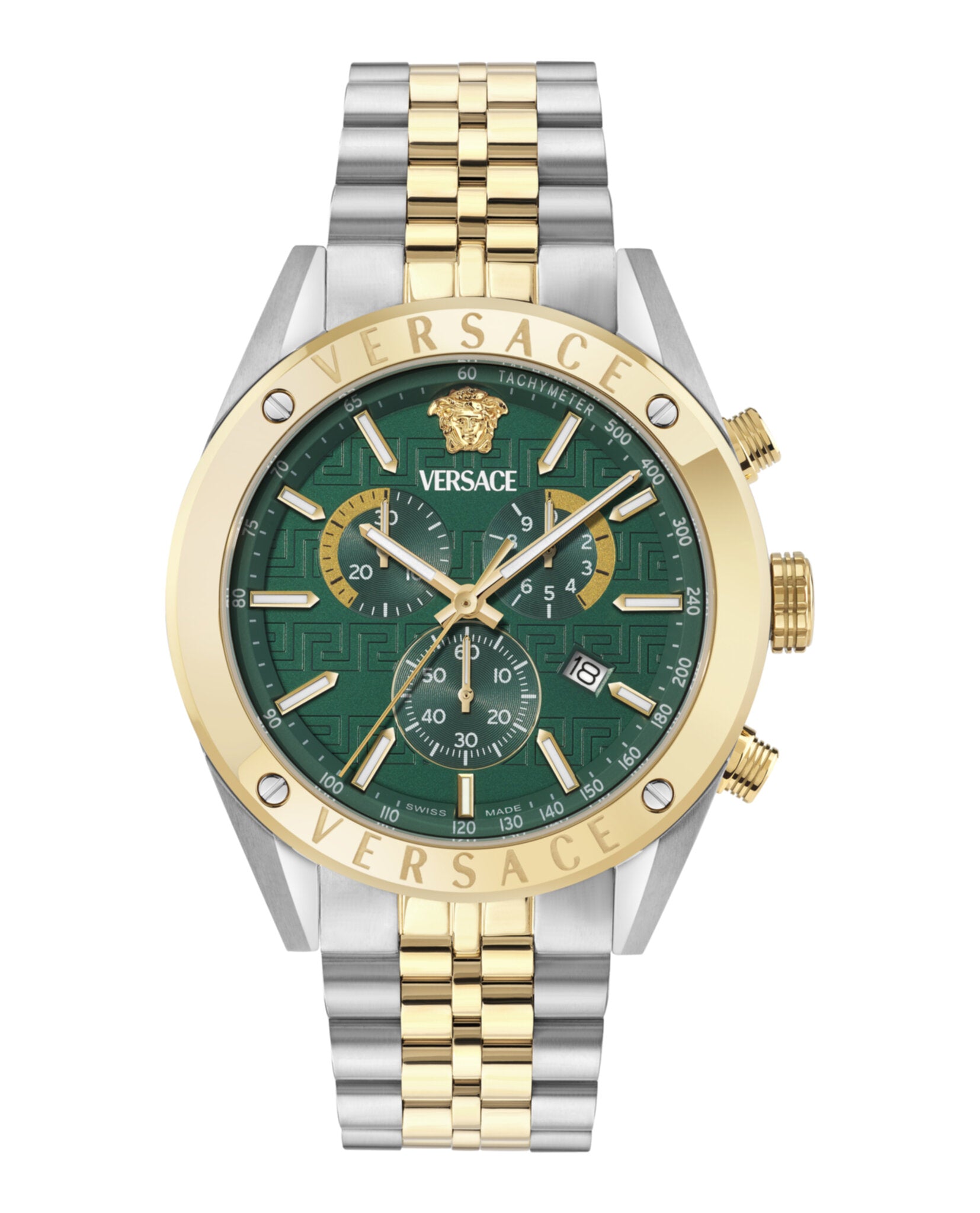 Versace Mens 44mm Strap Fashion Watch