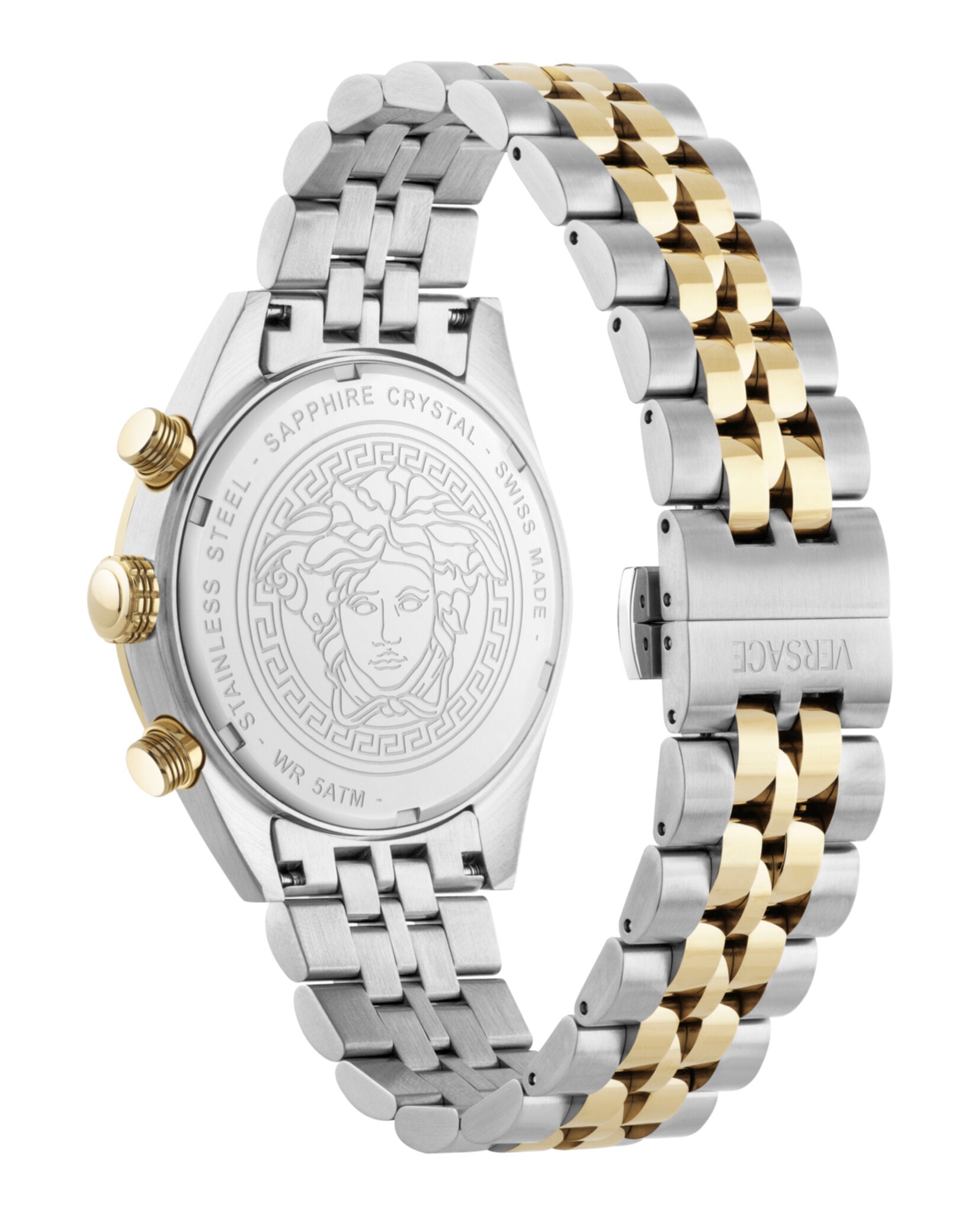 Versace Mens 44mm Strap Fashion Watch