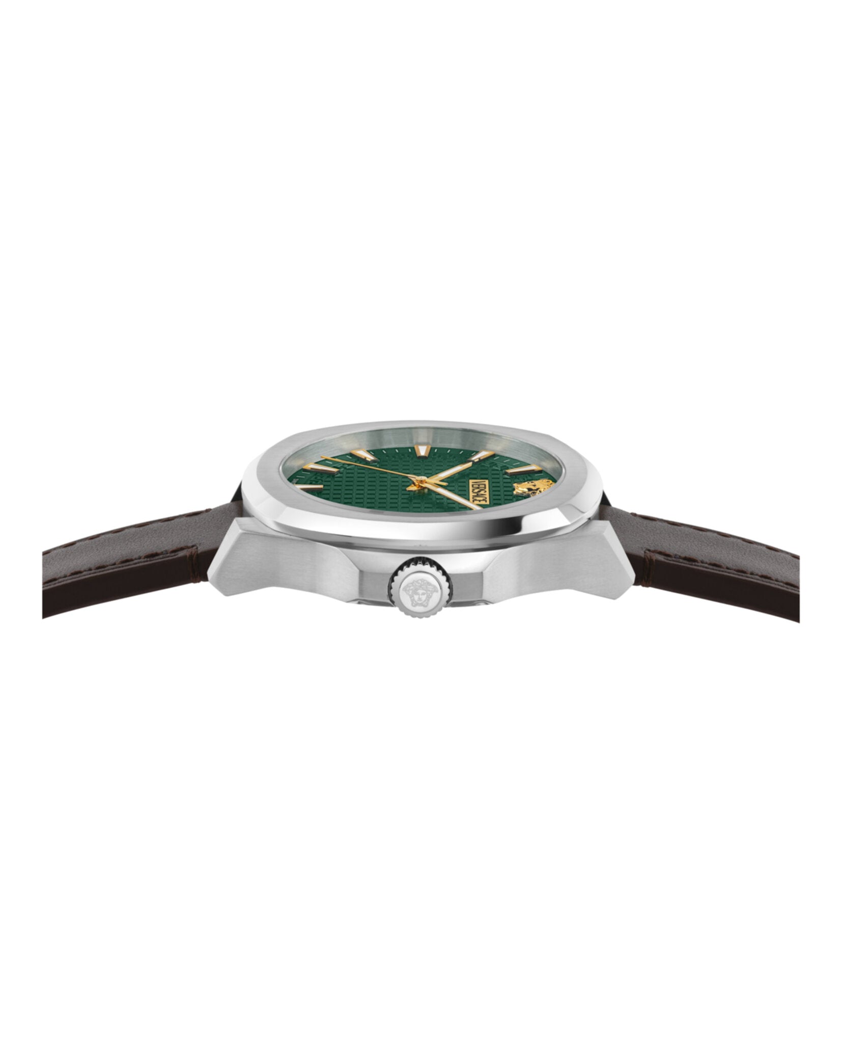 Versace Mens 42mm Strap Fashion Watch