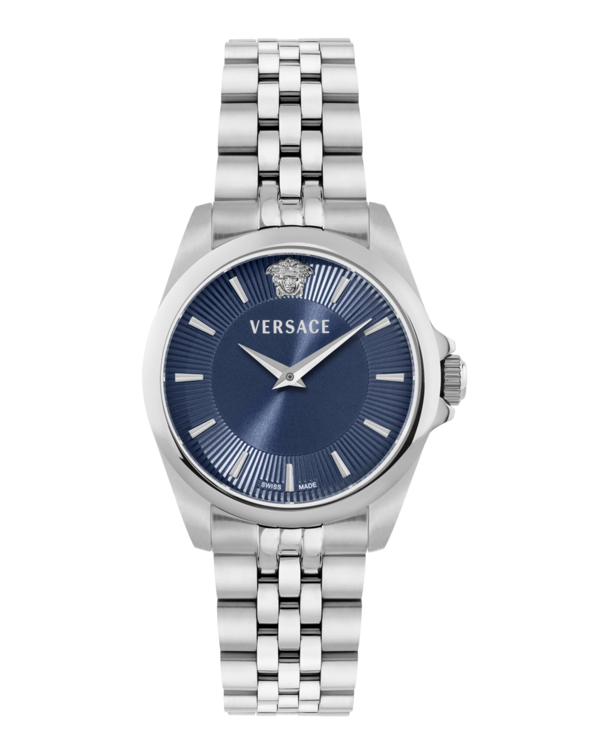 Versace Versace Womens  Stainless Steel 34mm Bracelet Fashion Watch