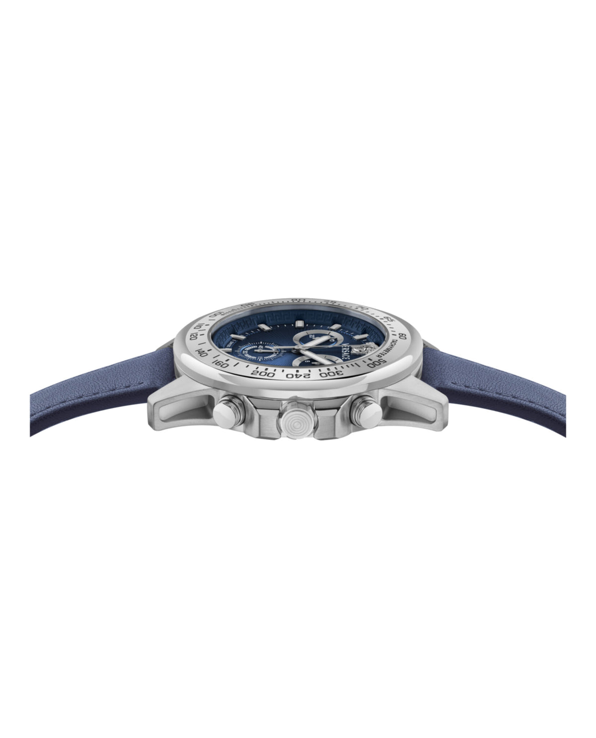 Versace Versace Mens  Stainless Steel 45mm Strap Fashion Watch