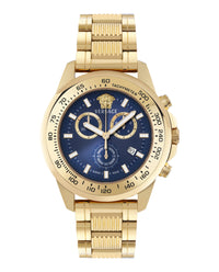 Versace Versace Mens  IP Yellow Gold 45mm Bracelet Fashion Watch