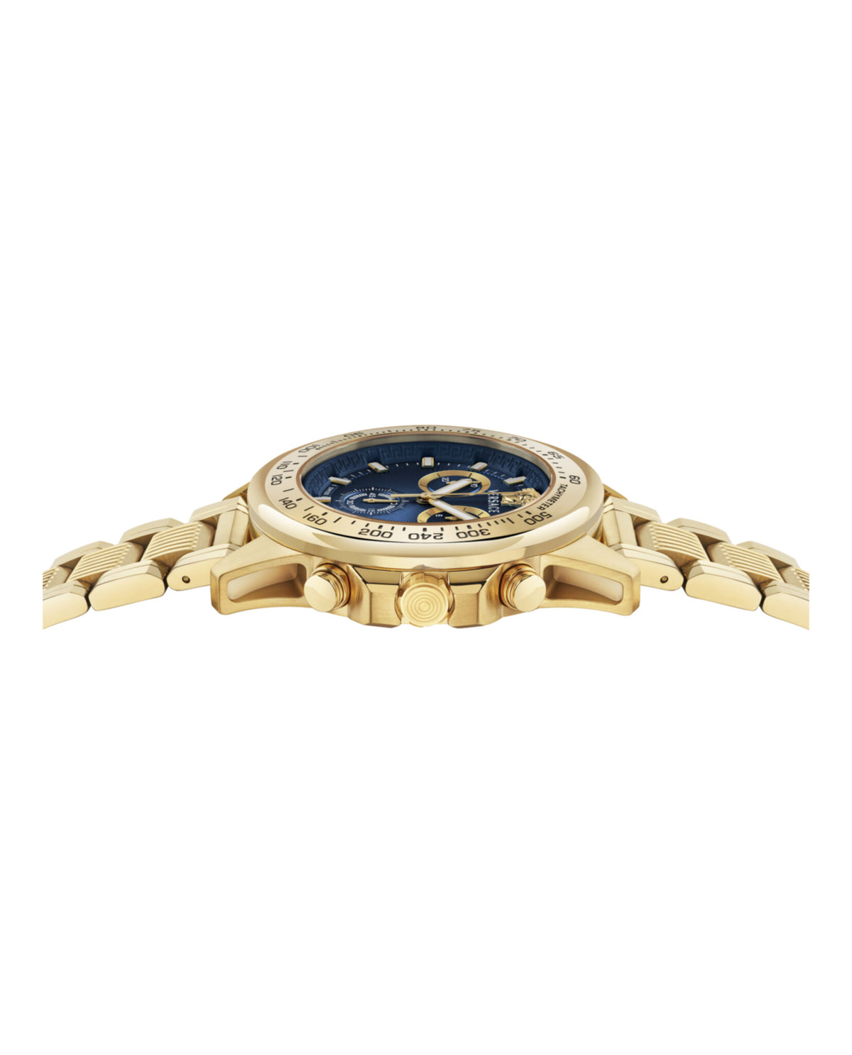 Versace Versace Mens  IP Yellow Gold 45mm Bracelet Fashion Watch