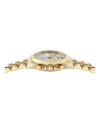 Versace Mens Gold 42mm Bracelet Fashion Watch