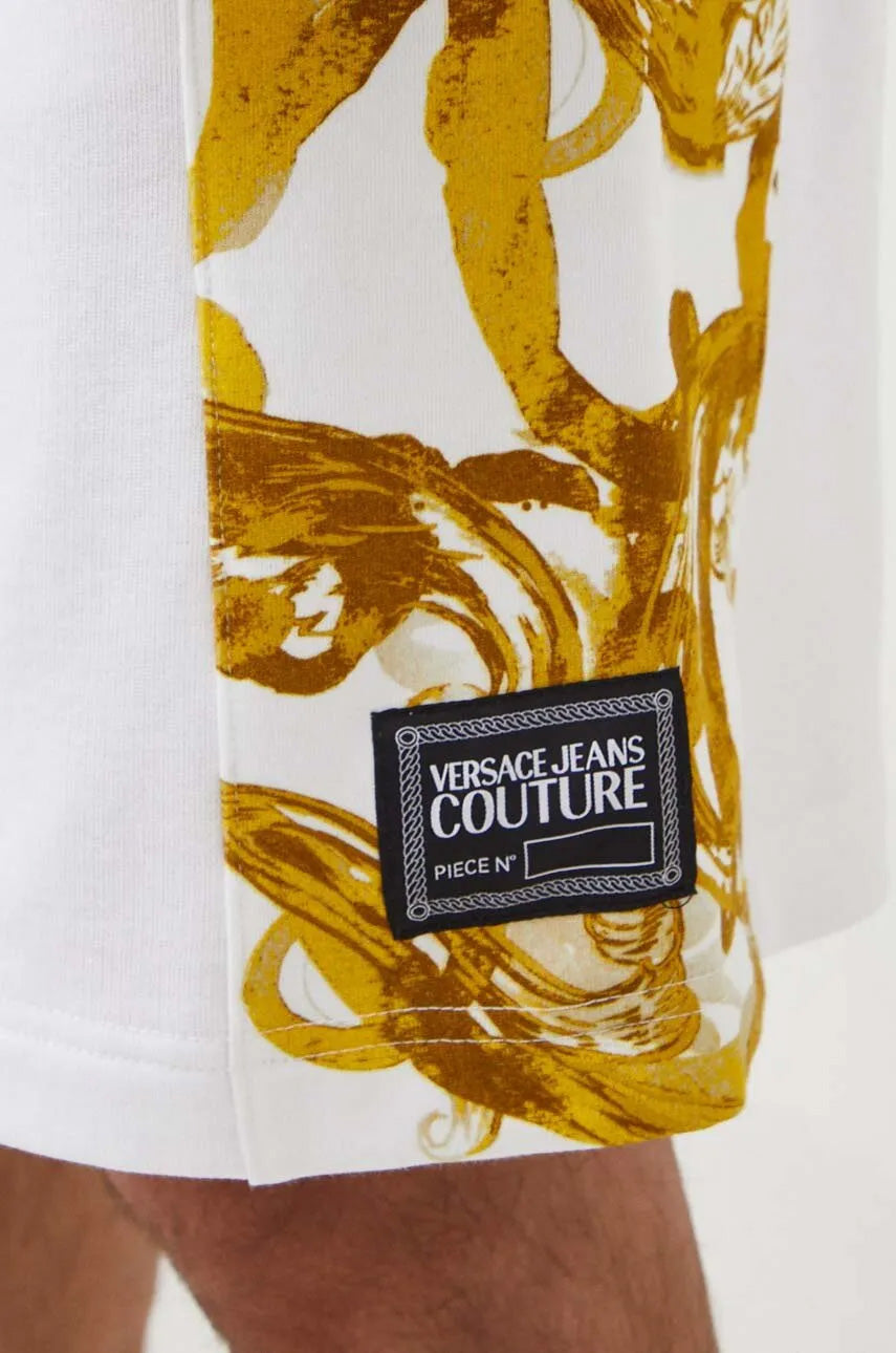 Versace Jeans Couture White Baroque Shorts – Luxe Comfort – Bluefly
