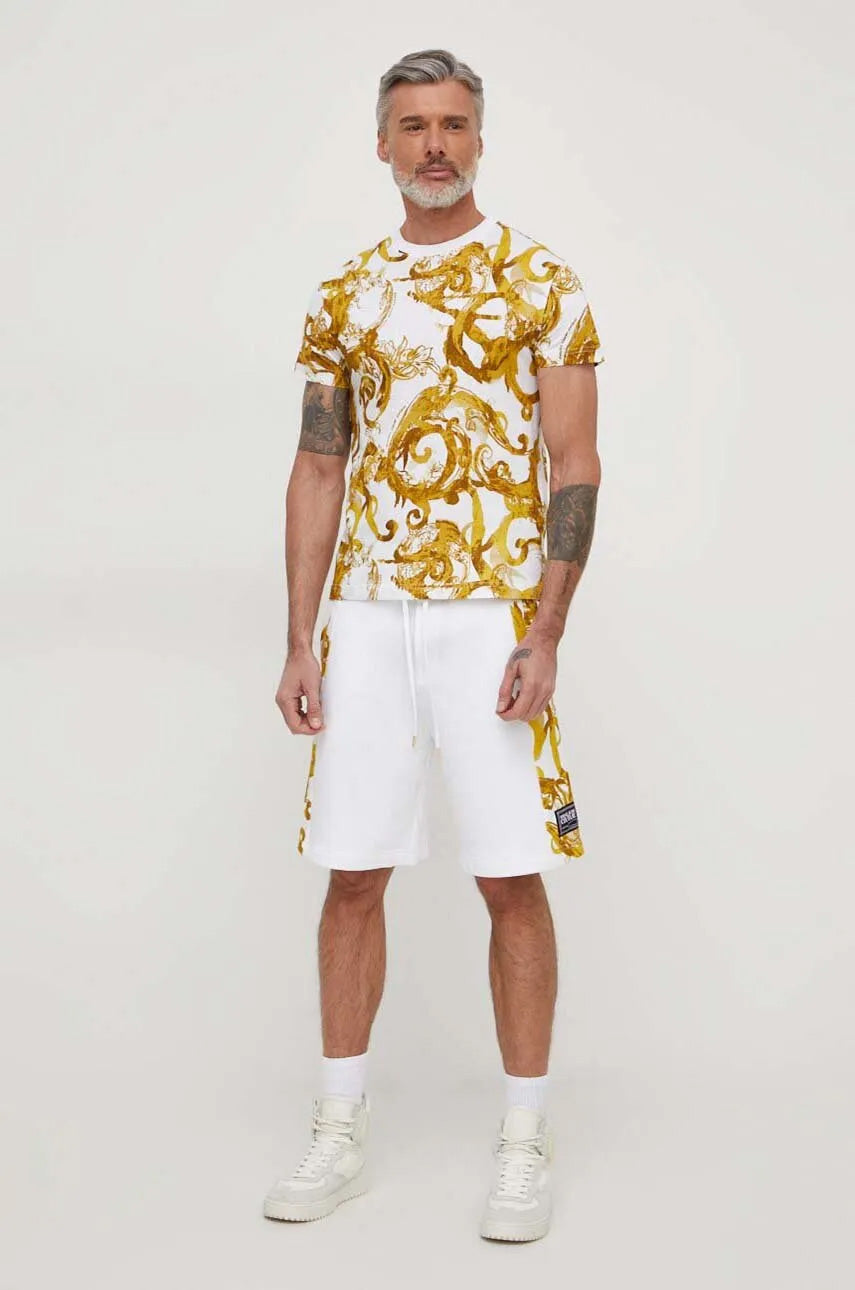 Versace Jeans Couture White Baroque Shorts – Luxe Comfort