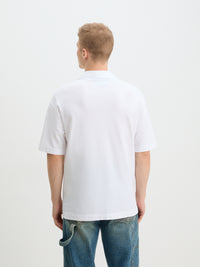 Versace Jeans Couture White Relaxed Polo Shirt – Effortless Minimalism -
