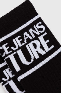 Versace Jeans Couture Versace Jeans Couture Black Signature Socks - Luxury Basics