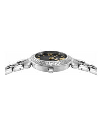 Versace Womens Stainless Steel 32mm Bracelet Fashion Watch