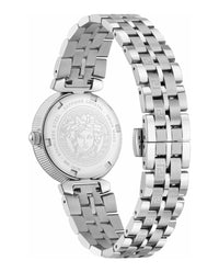 Versace Womens Stainless Steel 32mm Bracelet Fashion Watch