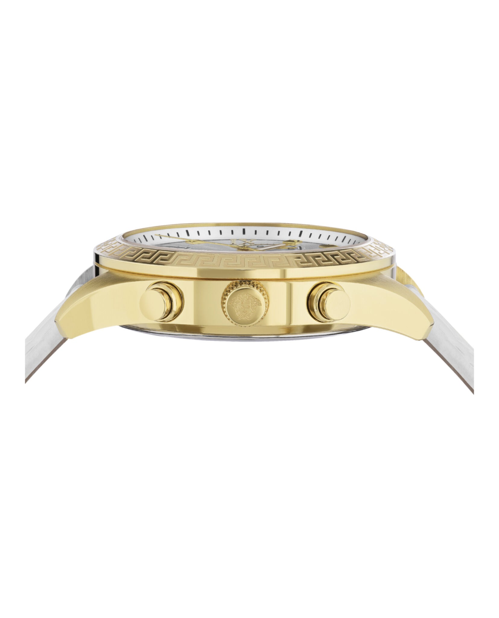 Versace Womens Greca Chrono 40mm Strap Fashion Watch