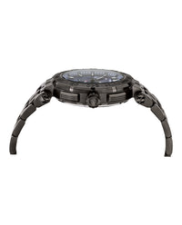 Versace Mens Greca Chrono IP Black 45mm Bracelet Fashion Watch