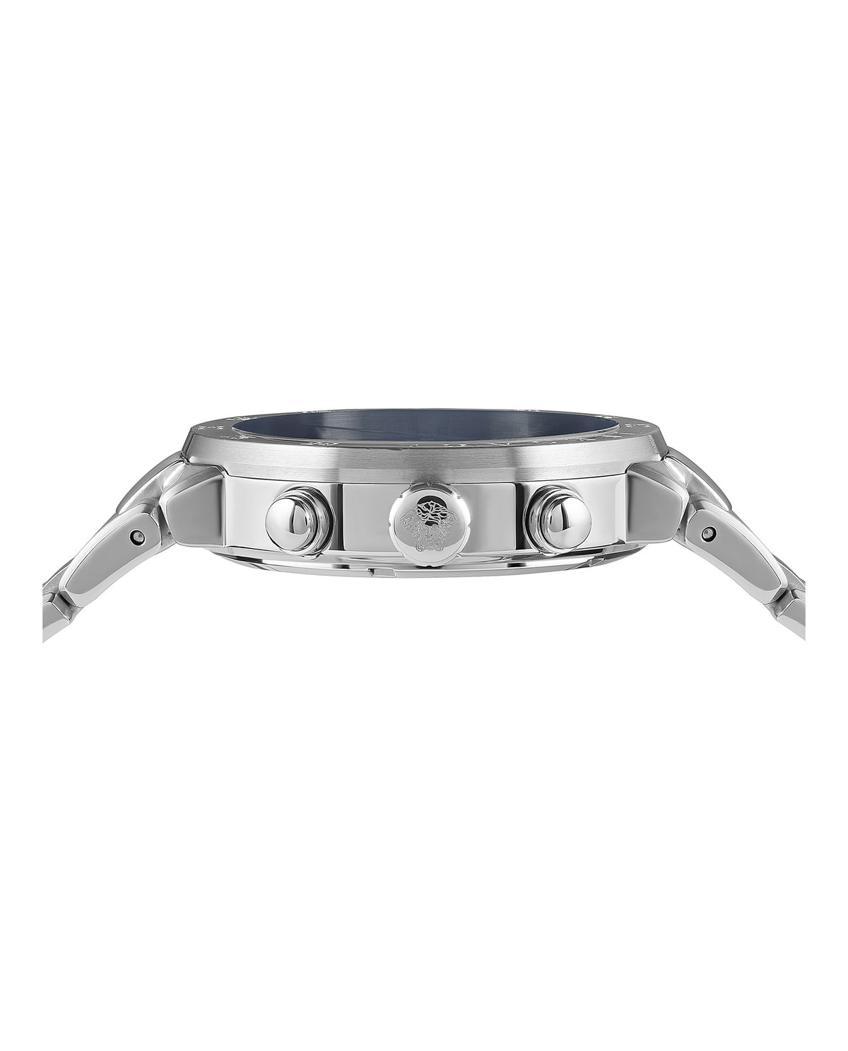 Versace Versace Mens  Stainless Steel 43mm Bracelet Fashion Watch