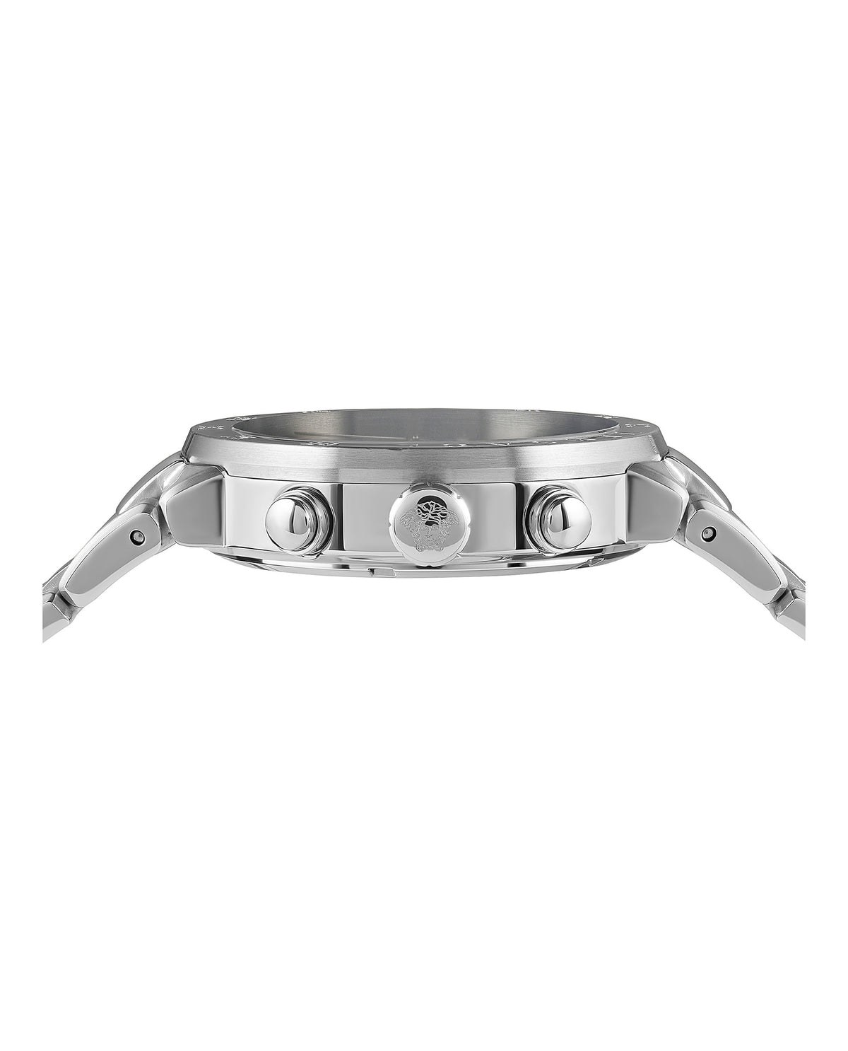 Versace Versace Mens  Stainless Steel 43mm Bracelet Fashion Watch