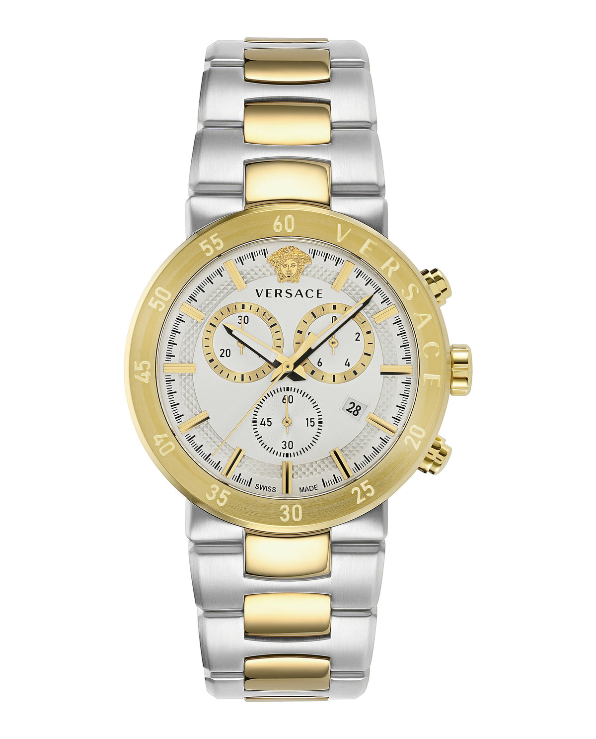 Versace Versace Mens  TT IPYG/SS 43mm Bracelet Fashion Watch