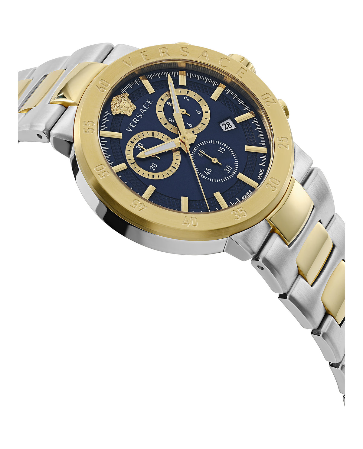 Versace Versace Mens  TT IPYG/SS 43mm Bracelet Fashion Watch
