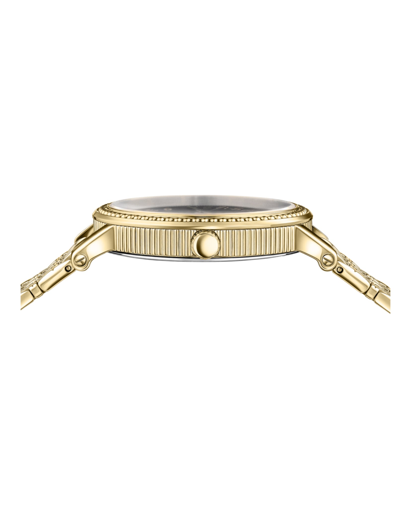 Versace Womens Gold 37mm Bracelet Fashion Watch
