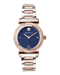 Versace Womens Rosegold 35mm Bracelet Fashion Watch
