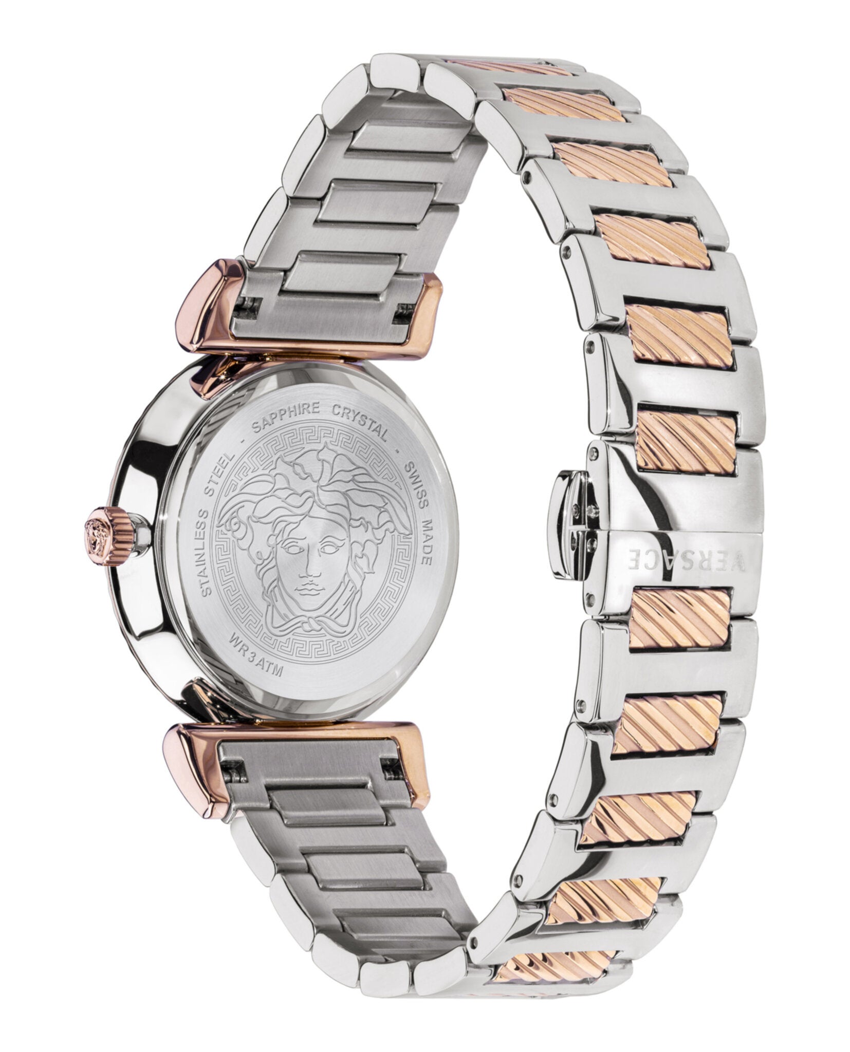 Versace Womens Rosegold 35mm Bracelet Fashion Watch