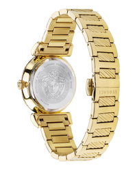 Versace Womens IP Yellow Gold 35mm Bracelet Fashion Watch