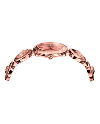 Versace Versace Womens  Rosegold 28mm Bracelet Fashion Watch