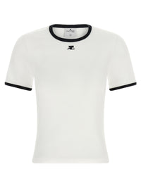 Courreges Women 'Signature Contrast' T-Shirt