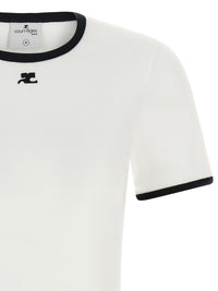 Courreges Women 'Signature Contrast' T-Shirt