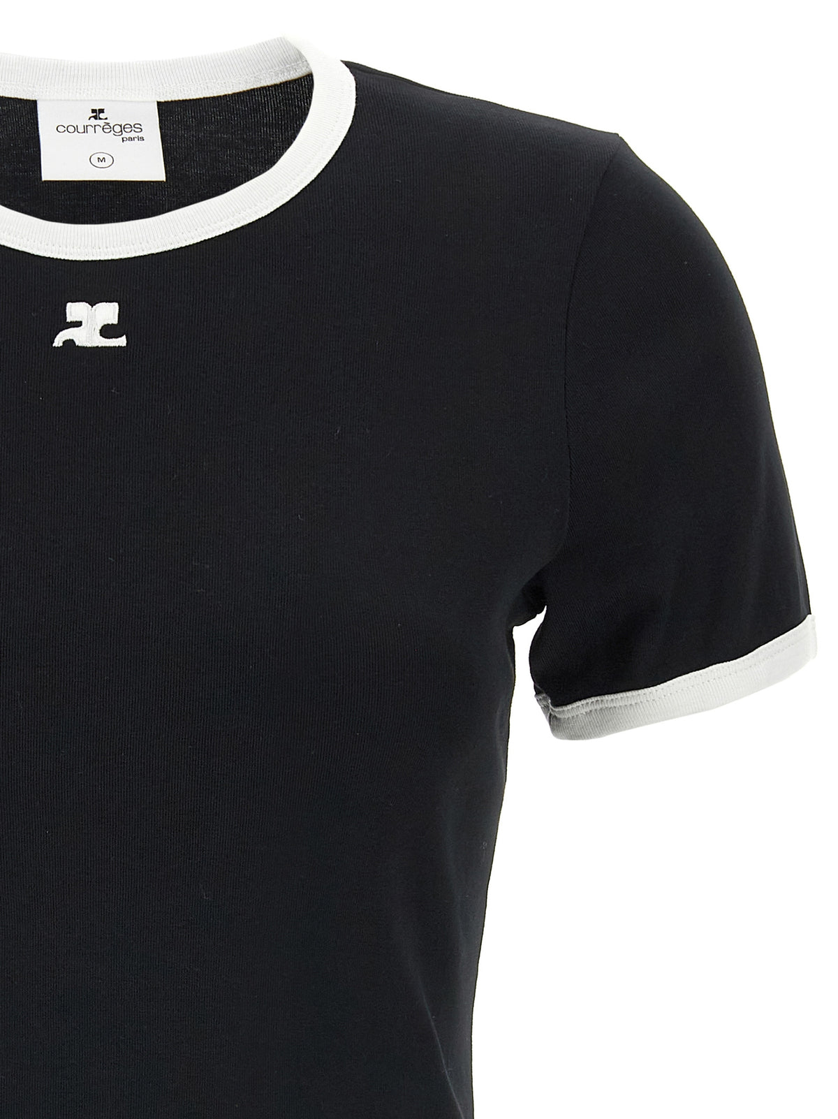 COURREGES Courreges Women 'Signature Contrast' T-Shirt