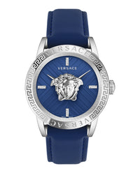 Versace Mens Stainless Steel 43mm Strap Fashion Watch
