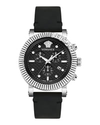 Versace Versace Mens  Stainless Steel 45mm Strap Fashion Watch