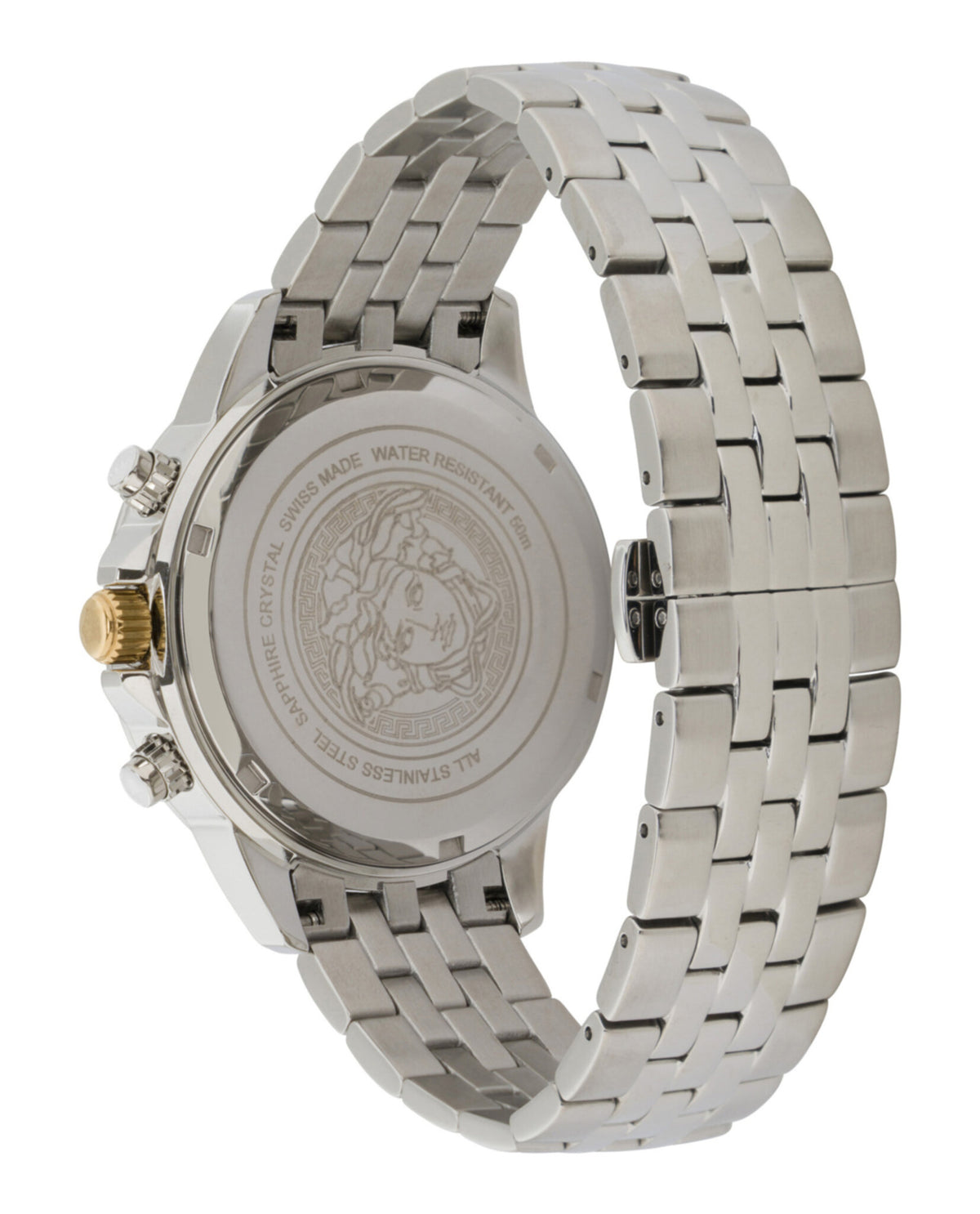 Versace Versace Mens  Stainless Steel 44mm Bracelet Fashion Watch