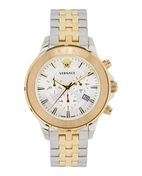 Versace Mens TT IPYG/SS 44mm Bracelet Fashion Watch