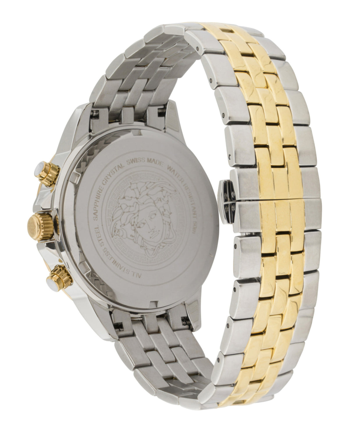 Versace Mens TT IPYG/SS 44mm Bracelet Fashion Watch